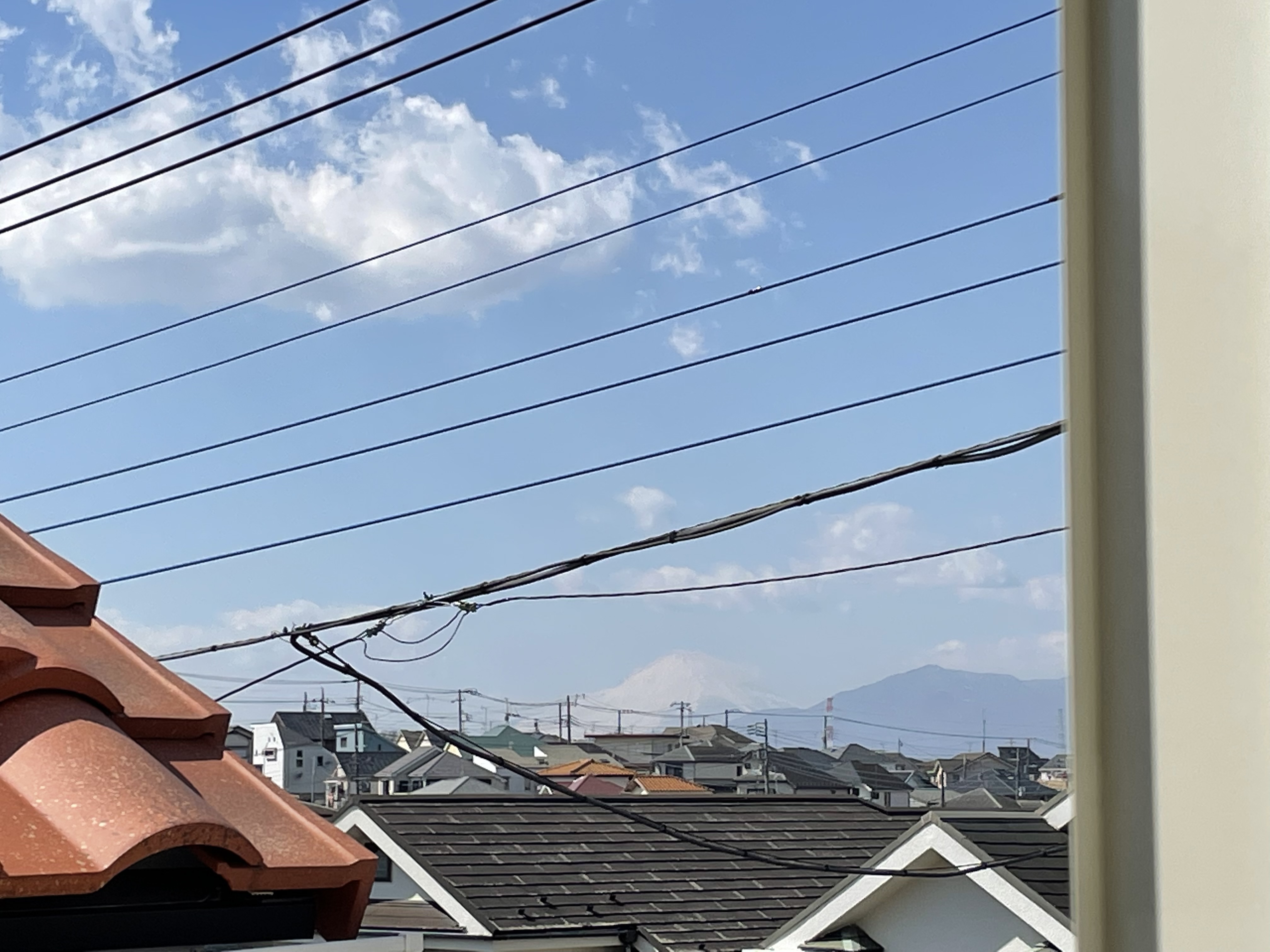 万騎が原1号棟からの富士山227